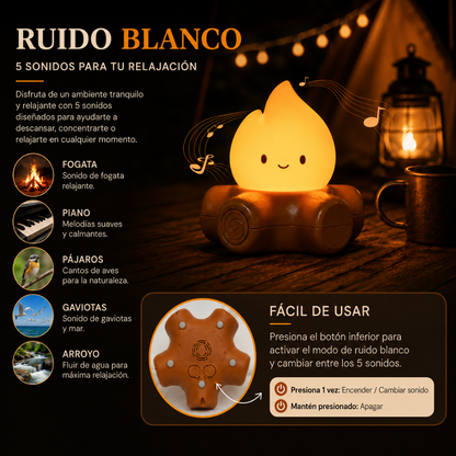 Mini Lámpara Fogata LED